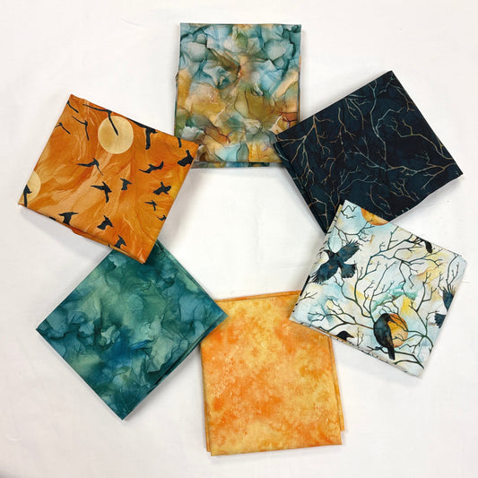 6 Fat Quarters Raven's Call