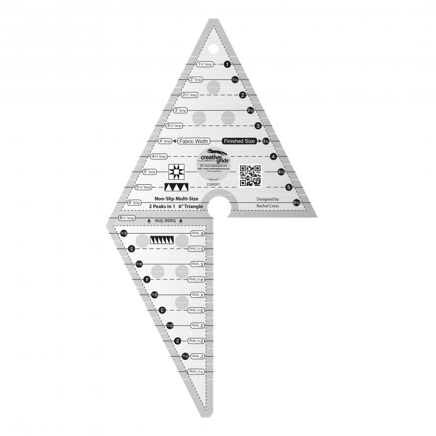 2 Peaks Multi Size Ruler