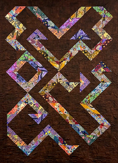 Crazy Walkabout Pattern