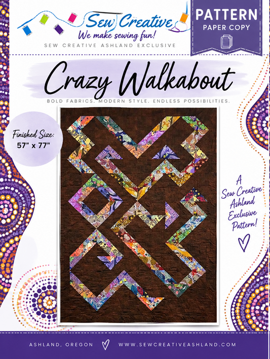Crazy Walkabout Pattern