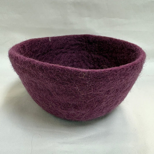 Fuschia Small Wool Bowl