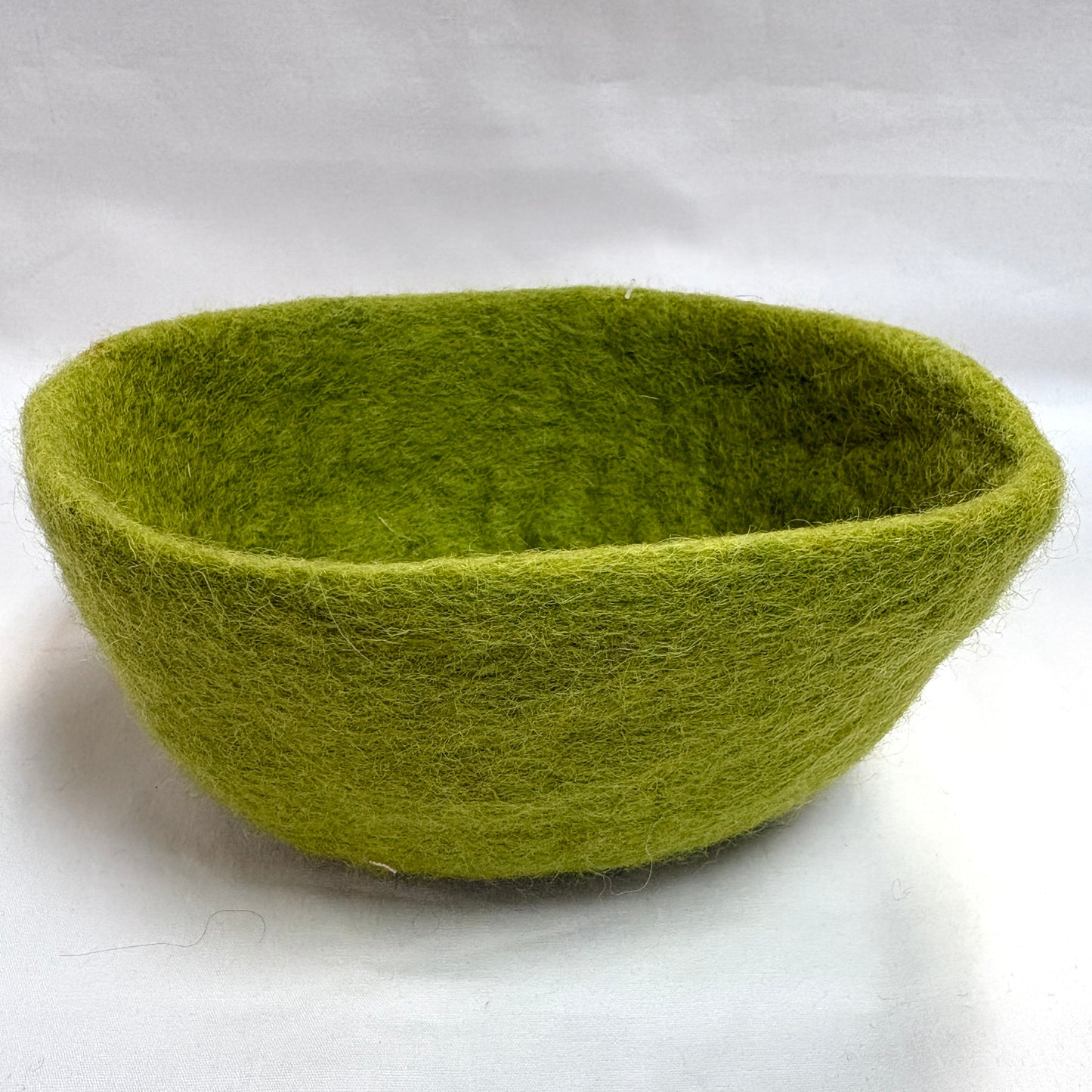 Chartreuse Small Wool Bowl