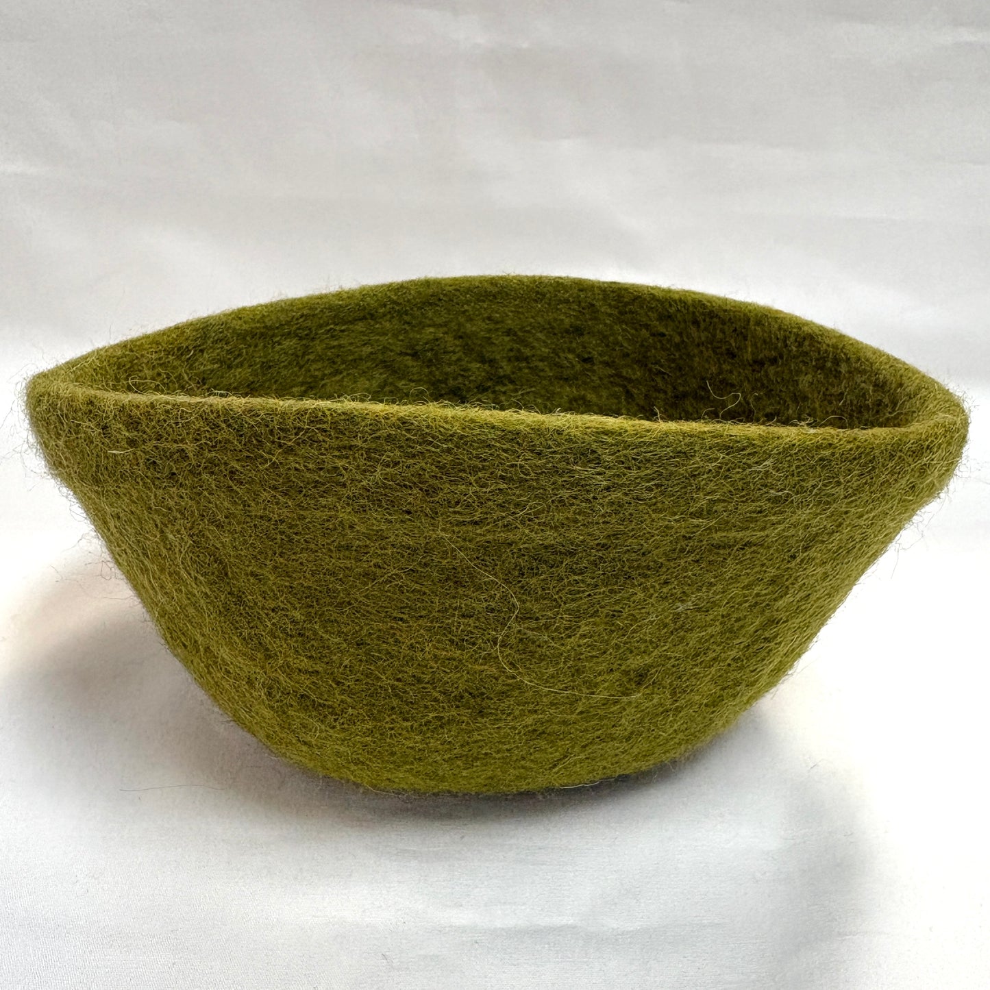 Olive Small Wool Bowl