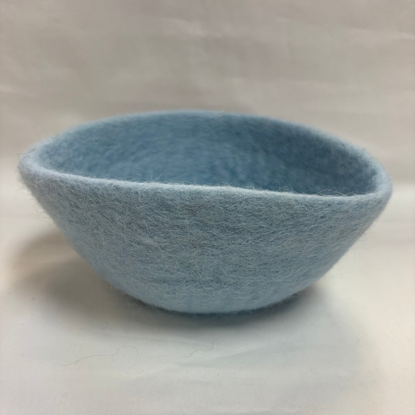 Light Blue Small Wool Bowl