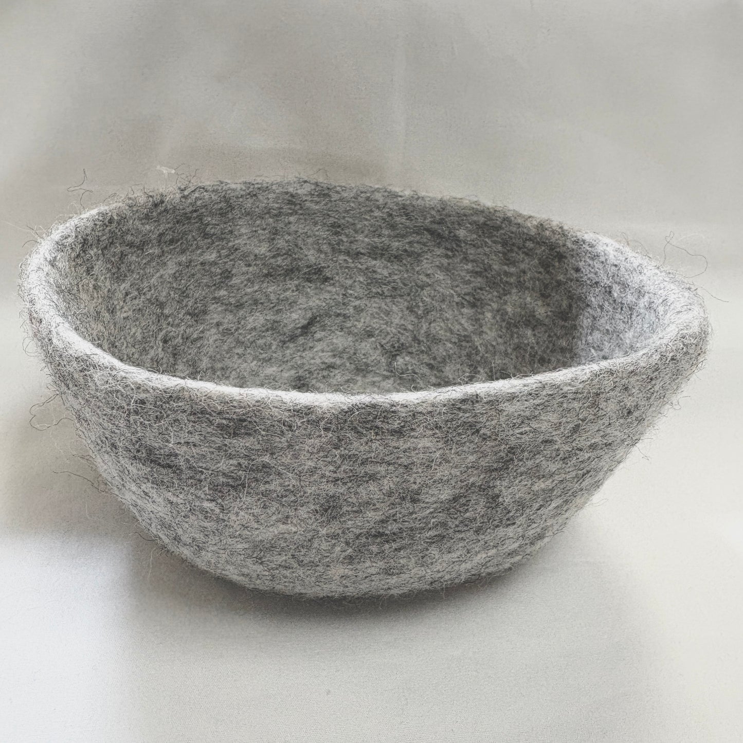 Grey Small Wool Bowl