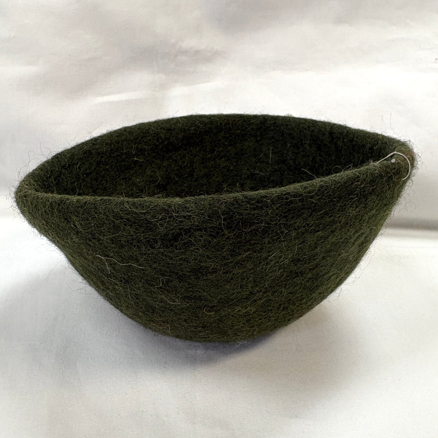 Small Wool Bowl Dark Green