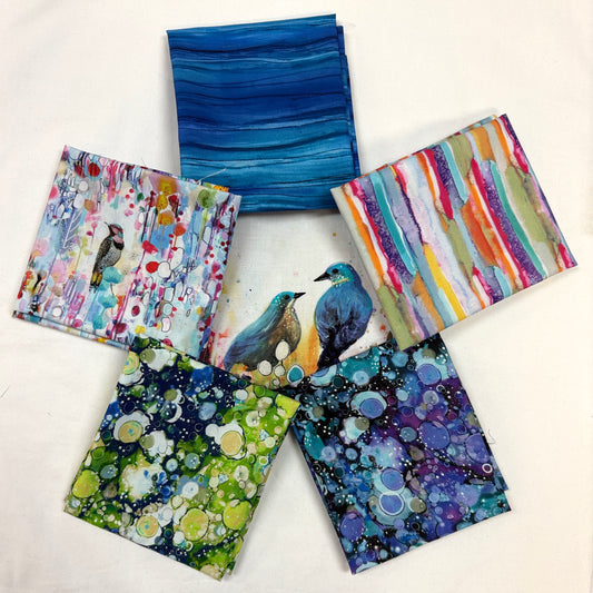 5 Fat Quarters Tree of Life and 4 Blocks