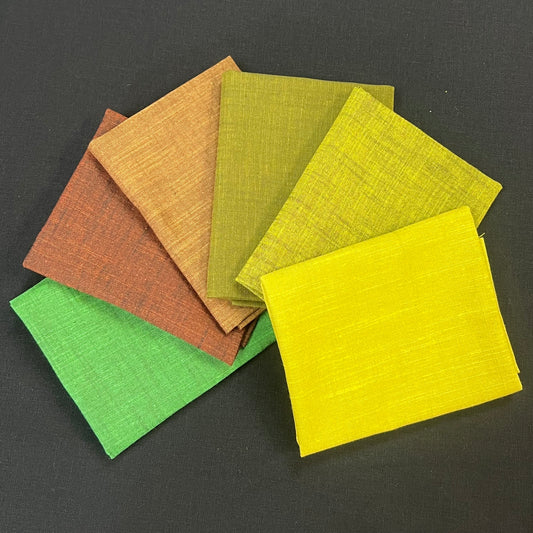 6 Fat Quarters Handloom Woodland