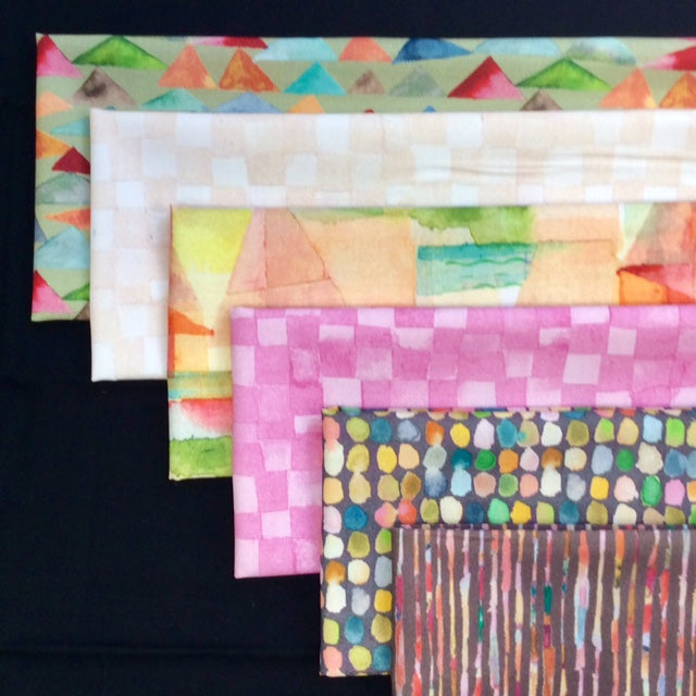 6 fat quarter pack of Connections #2