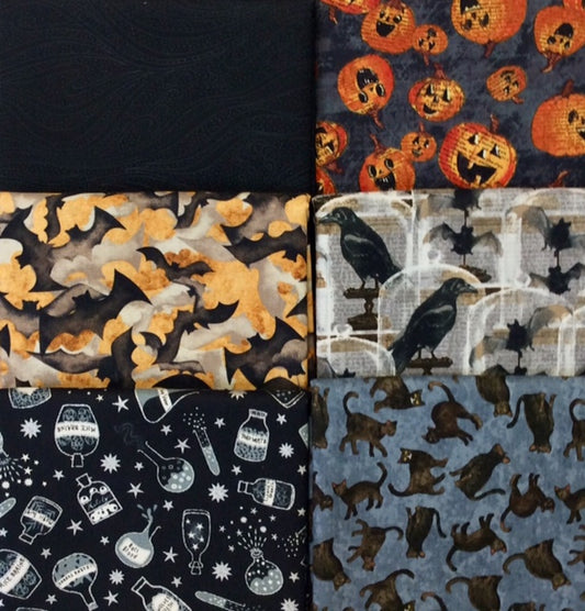 Halloween Half Yard Helpers 6-pack