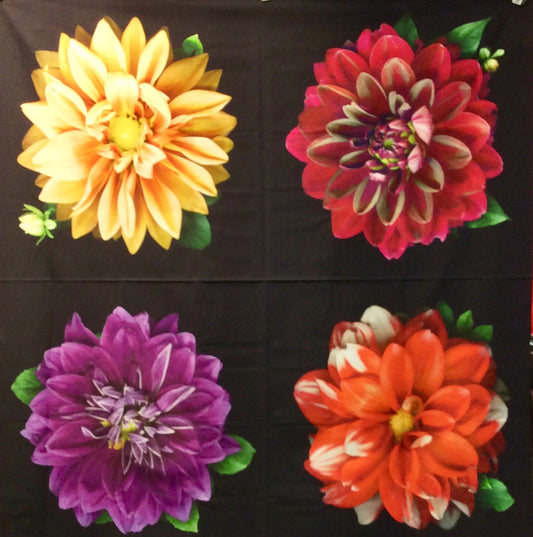 Large Floral Panel