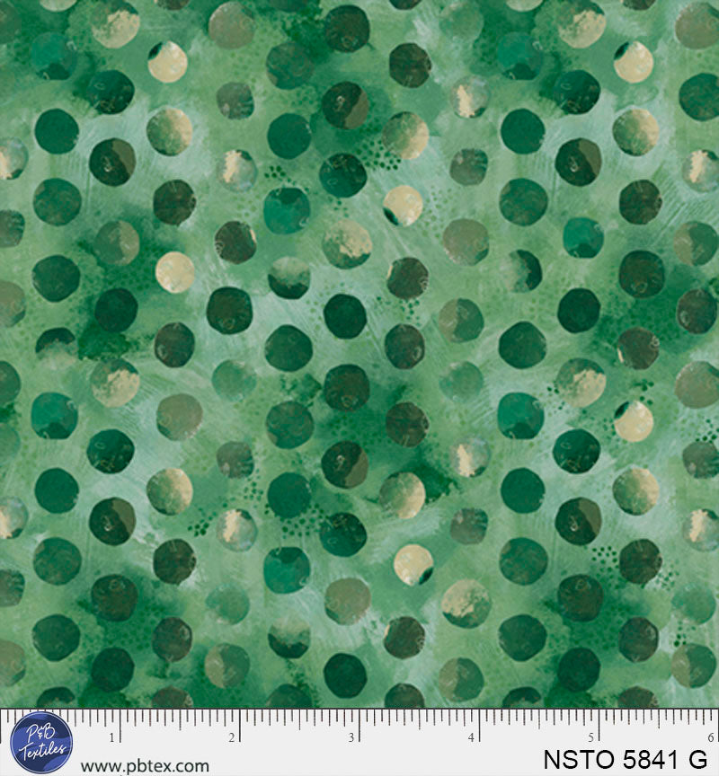 Nature Story Soft Green Dots
