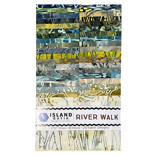 River Walk Batik Strip Pack