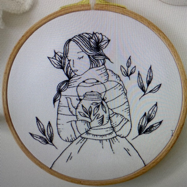 Tea Time Lady Kit – Sew Creative Ashland