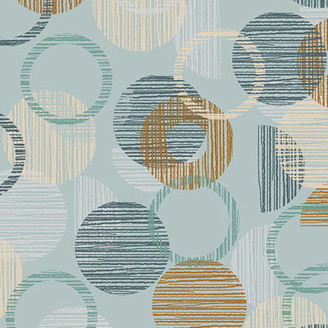 Wisps on Wind Overlapping Circles