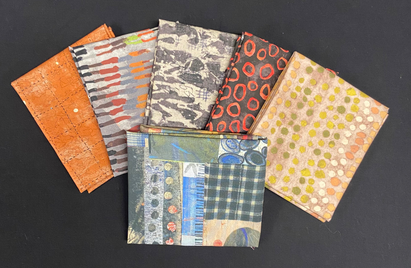 6 Warm Sketchbook Fat Quarters