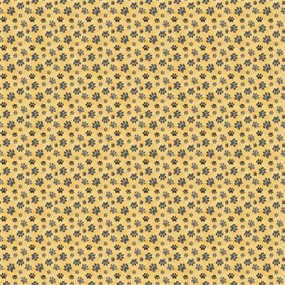 Homebodies Paw prints Gold