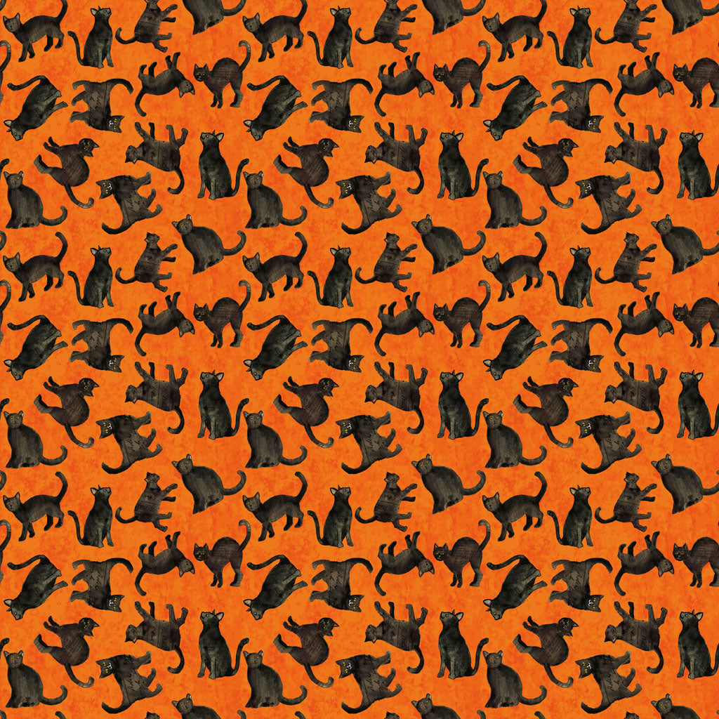Hallows Eve Cats Orange