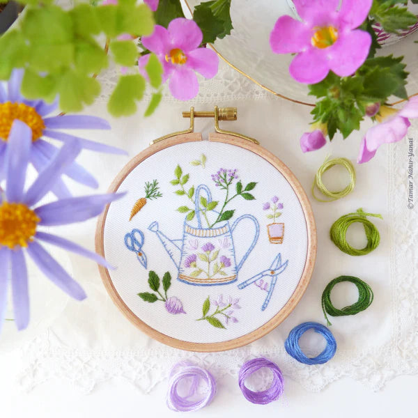 Garden Tools Embroidery Kit
