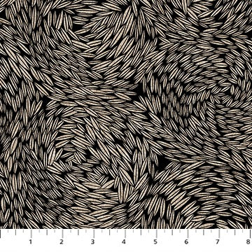 Rhythm & Leaves on Black