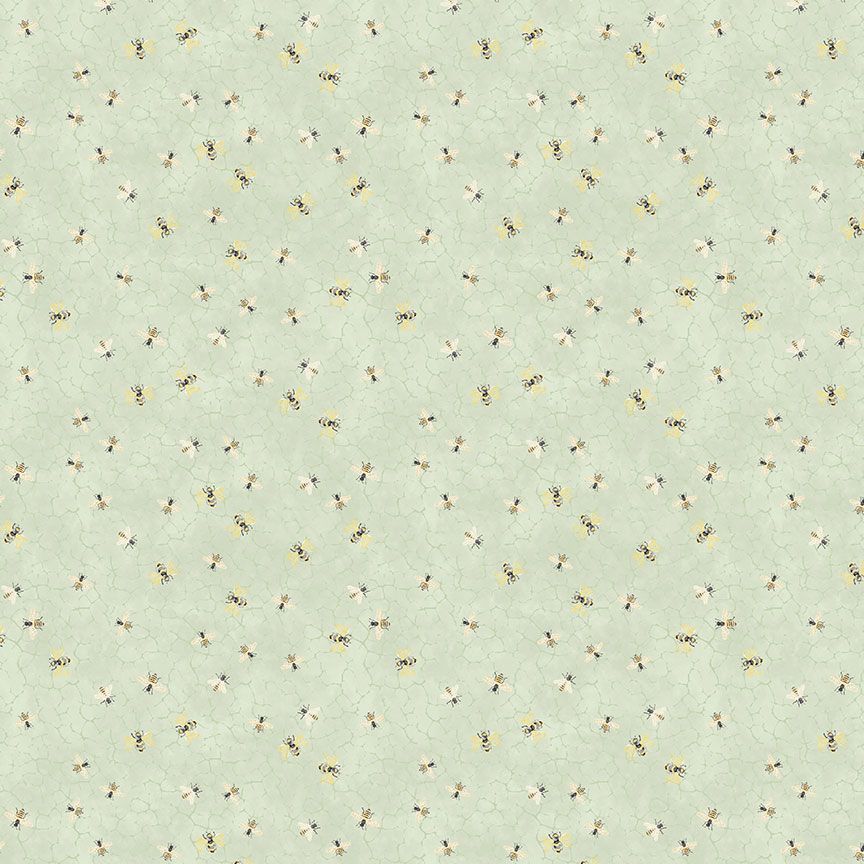 BEES ON HONEYCOMBS Green