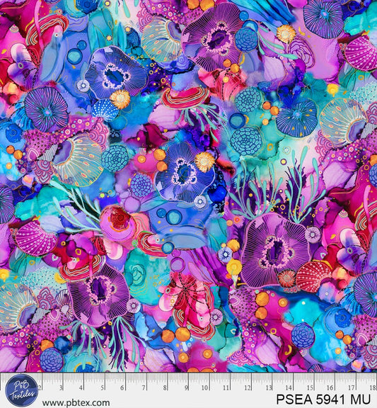 Painted Sea Large Allover Print