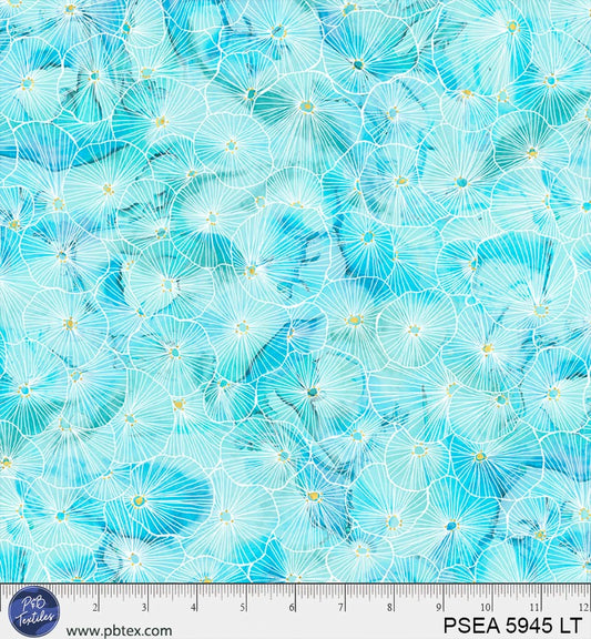 Painted Sea Linear Bursts Teal
