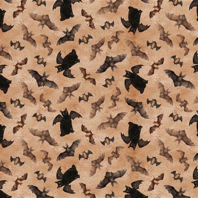 Gothic Bats & Cats Rust