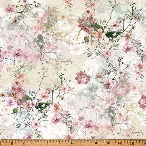 Blush Garden Floral Light Camelia