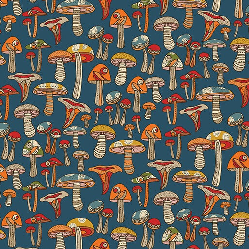 Small Wonder Mini Mushroom Teal