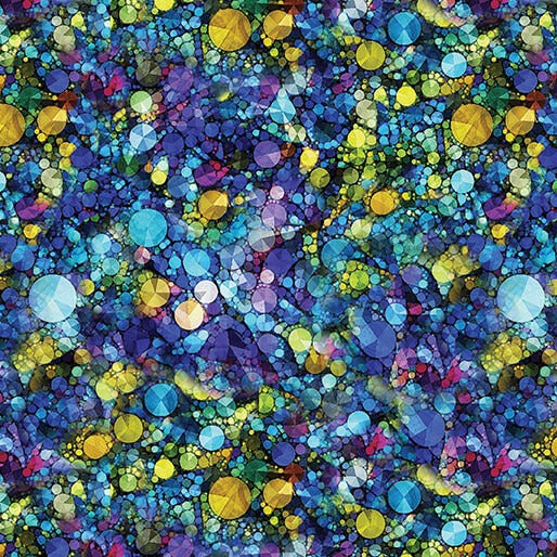 Cat Art Sparkle Blue