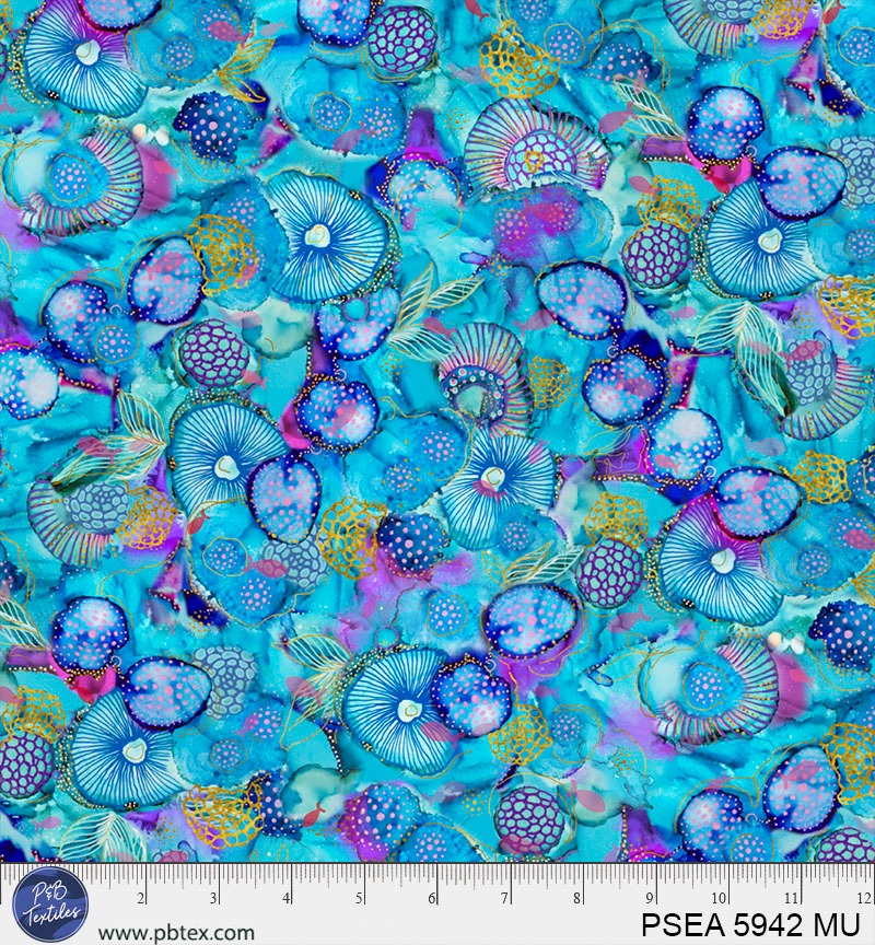 Painted Sea Small Allover Print