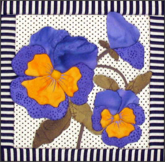Quilt Board - 6 x 6 Pansy