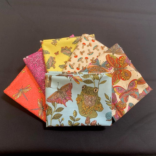 6 fat quarters Frog-get about it!