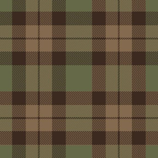 Primo Plaid Flannel Olive