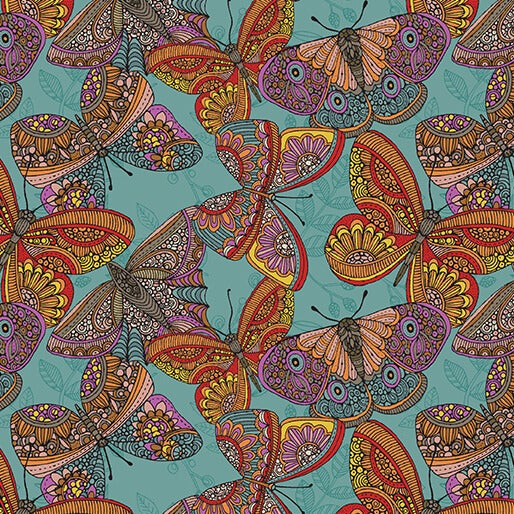 Small Wonder Butterfly Toss Teal