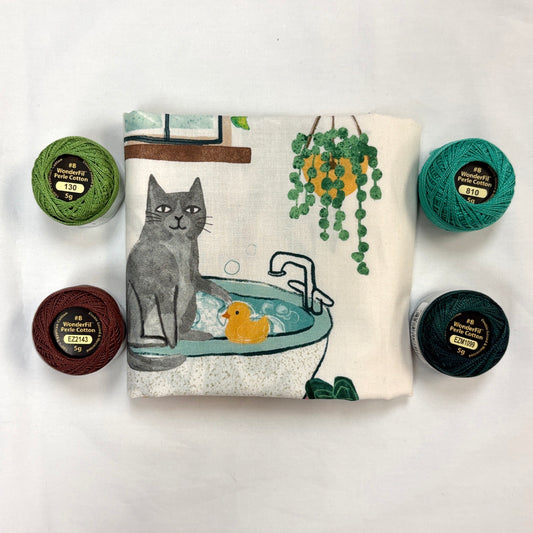 Homebodies Cat Embroidery Kit