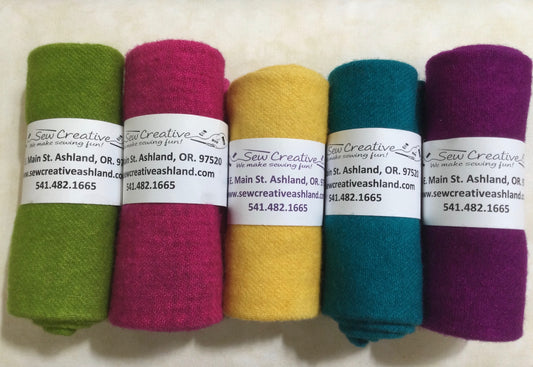 5 Rolls Bright Wool