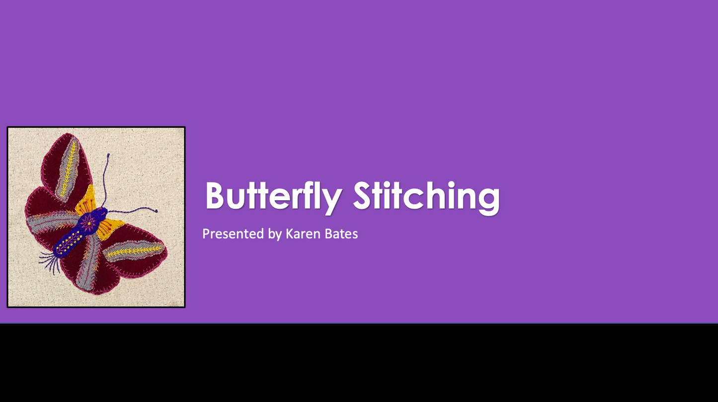 Butterfly Stitching Class