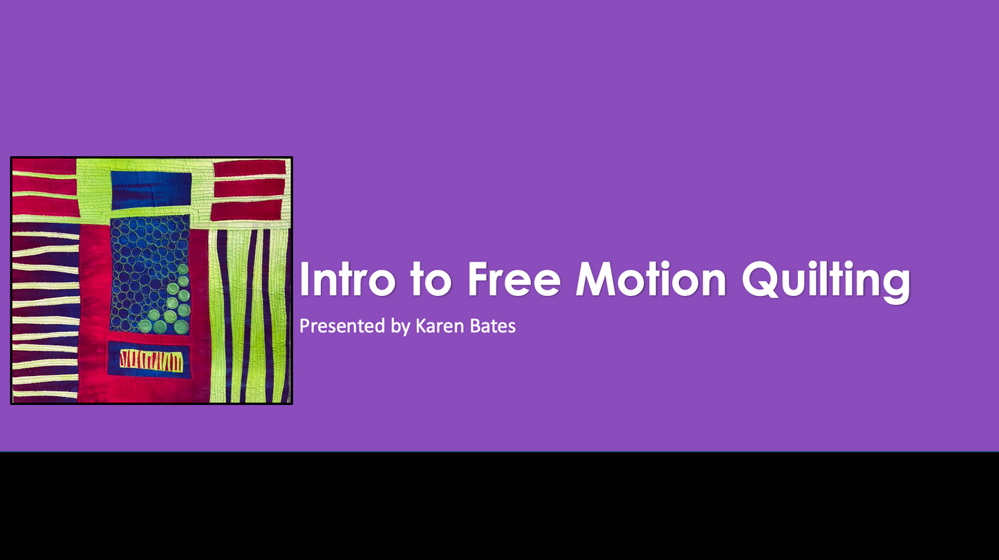 Free Motion Quilting